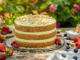 Gâteau à la pistache ultra-fondant et léger qui rendra vos goûters d’été inoubliables