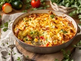 Gratin express aux œufs, restes de pain et légumes du frigo : anti-gaspillage et anti-pluie