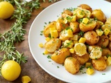 Pommes de terre grenaille rôties, herbes & citron confit : le twist qui épate