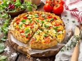 Quiche froide aux légumes… l’arme secrète contre la chaleur