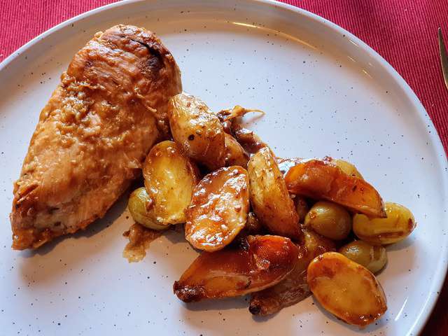 Recettes de Poulet sauté et Pomme de terre