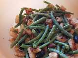 Salade de haricots verts aux oeufs dur et olives