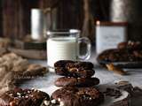 Cookies au chocolat et confiture de lait (à la fleur de sel)