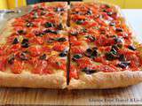 Focaccia avec tomates et olives, sans gluten: la vidéo recette