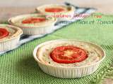 Mini tartes au thon et tomates sans gluten