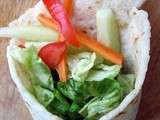 Piadina farcie de salade (sans gluten)