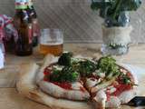 Pizza rustique aux brocolis sans gluten