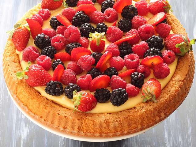 Recettes De Tarte Moelleuse Et Fruits