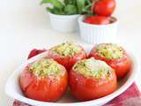 Tomates au cous cous et parmesan