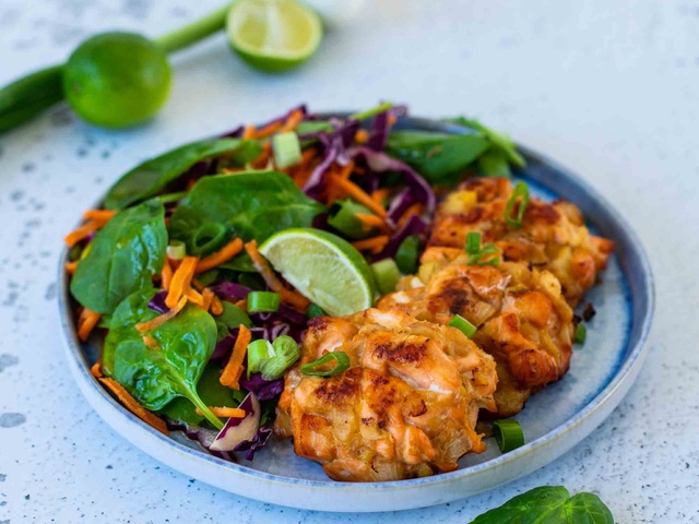 Pakoras, beignets indiens aux épinards - la cerise sur le maillot