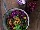 Buddha bowl d’automne aux lentilles et champignons