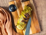 Filet mignon en croute de pesto et poireaux