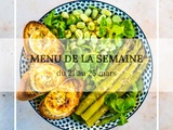 Menu de la semaine du 21 au 25 mars