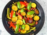 Poêlée de légumes d’été au chorizo