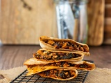 Quesadillas dinde-épinards