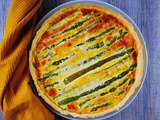 Tarte aux asperges vertes et parmesan