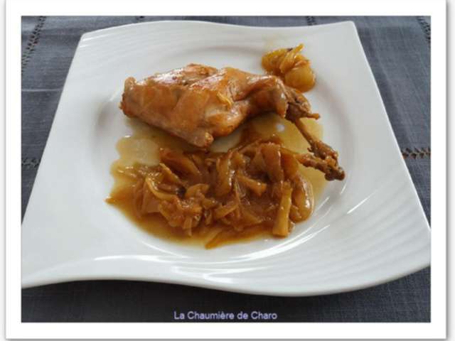 Recettes de Lapin et Oignons