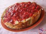 Cheesecake rhubarbe/fraises