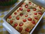 Clafoutis aux tomates cerises et jambon