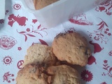 Cookies au chocolat noir, allégés en sucre