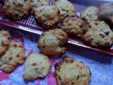 Cookies aux pépites de chcolat et aux amandes
