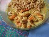 Crevettes sauce Satay pour un Tour en Cuisine