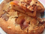 Gâteau aux pêches