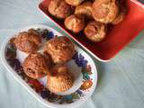 Muffins aux poires et aux noix