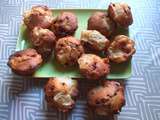 Muffins poires/chocolat