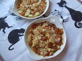 P'tits gratins de mirabelles et pêches