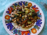 Pak choi aux cacahouètes