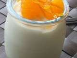 Mousse au yaourt à l'orange