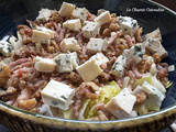 Salade d'endives gourmande au bleu d'Auvergne et aux noix
