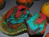 Muffins trop colorés