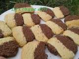 Biscuits bicolores sans oeufs