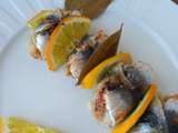 Rouleaux de sardines alla beccafico-Petits plaisirs de Montalbano
