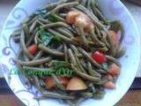 Salade d' haricots verts au basilic