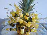 Ananas brochettes de fruits