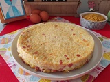 Gâteau coquillettes jambon et fromage
