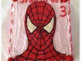 Fraisier spiderman d'anniversaire