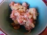 Cobbler fraise-rhubarbe-fève tonka