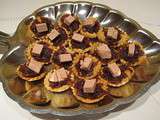 Mini tartelettes confit d'oignons /foie gras