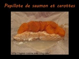 Papillote de saumon et carottes