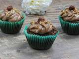 Cupcakes chocolat noisette topping Nutella