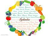 Fruits et légumes de saison en Septembre