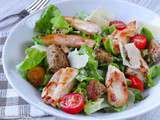 Salade César (Caesar salad) avec ou sans anchois