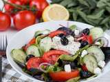Salade Grecque (tomate, concombre, olive, fêta)