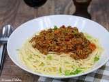 Spaghettis à la Bolognaise (recette facile)