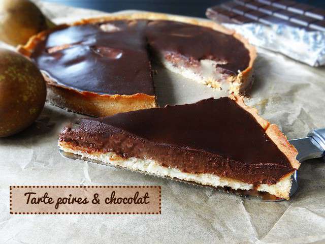 Recettes De Tarte Poires Chocolat De La Cuisine Dadeline