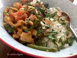 Curry de dinde aux légumes